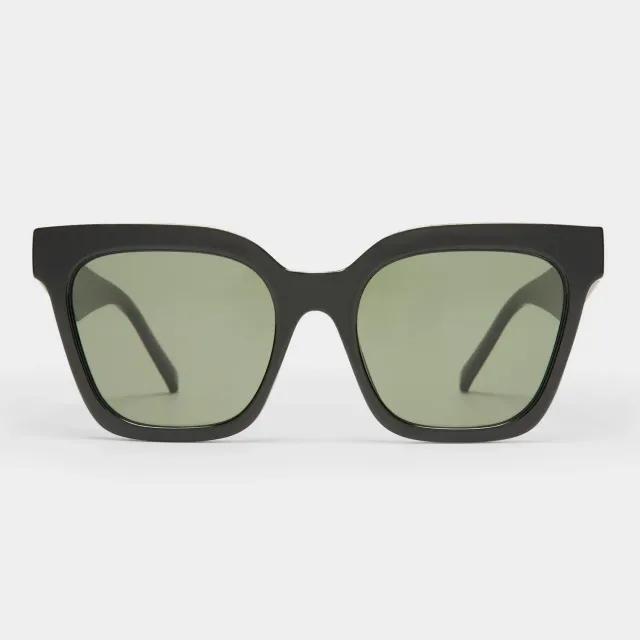 Le Specs Star Glow occhiale da sole nero squadrato
