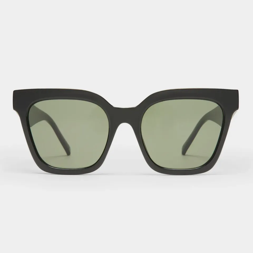 Le Specs Star Glow occhiale da sole nero squadrato