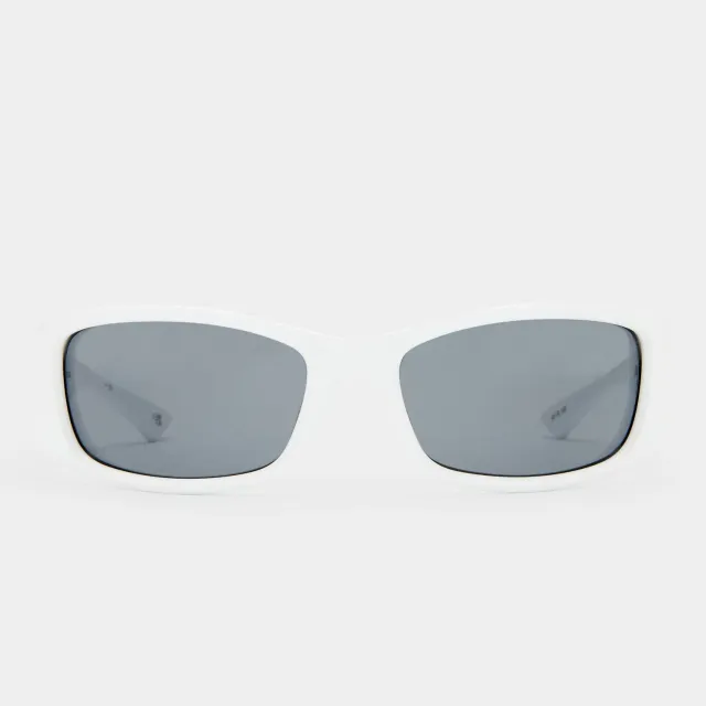 Le Specs Du Jour occhiale da sole optic white avvolgente