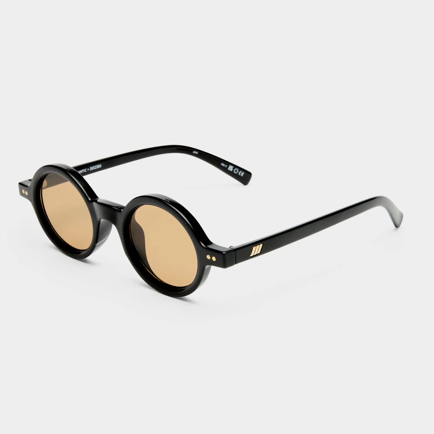 Le Specs Sycophantic occhiale da sole nero tondo large