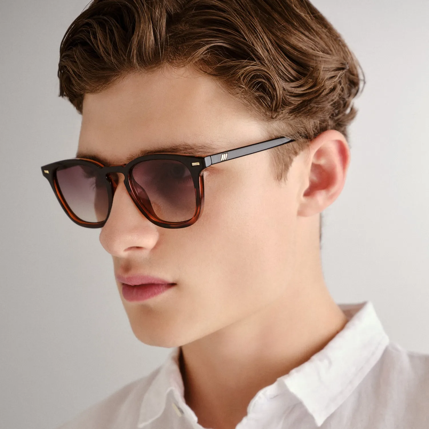 Le Specs No Biggie occhiale da sole nero tartarugato