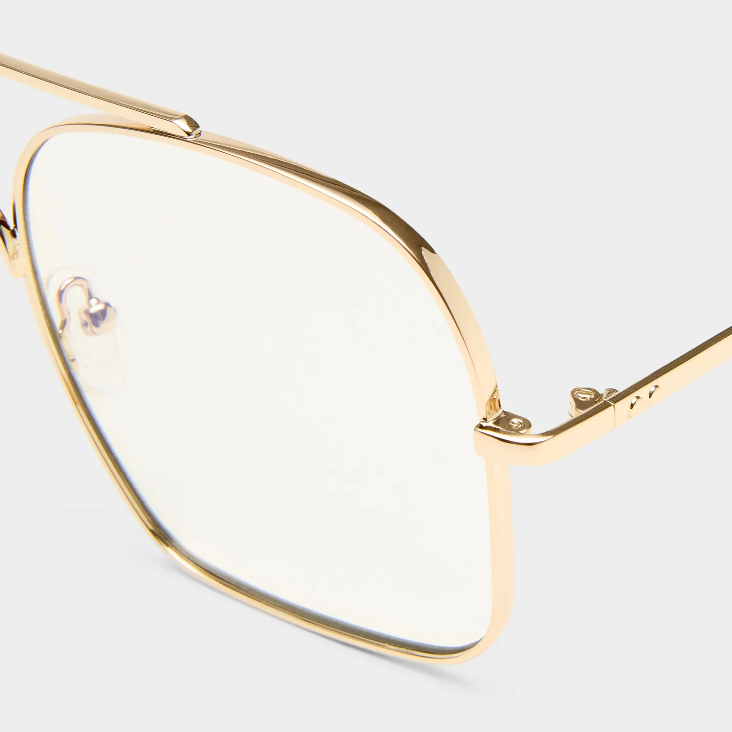 Le Specs Civelle montatura da vista oro luce blu