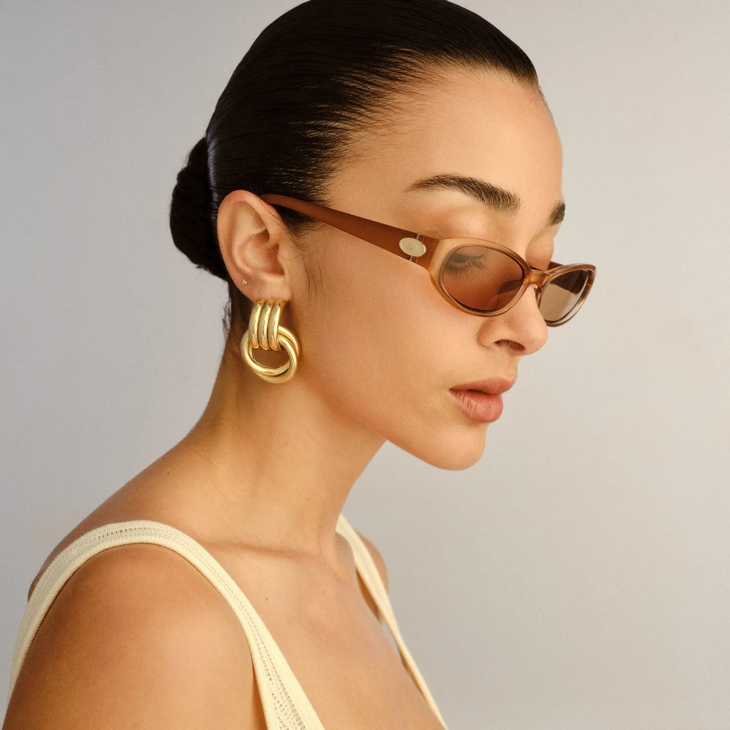 Le Specs Popalicious occhiale da sole pearl caramel