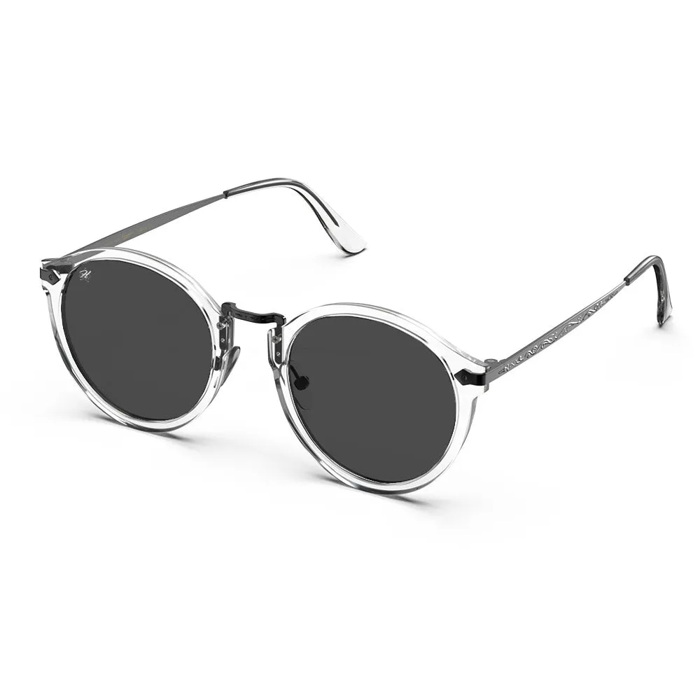 Hemmet HxA Vintage Raider occhiale da sole nero trasparente