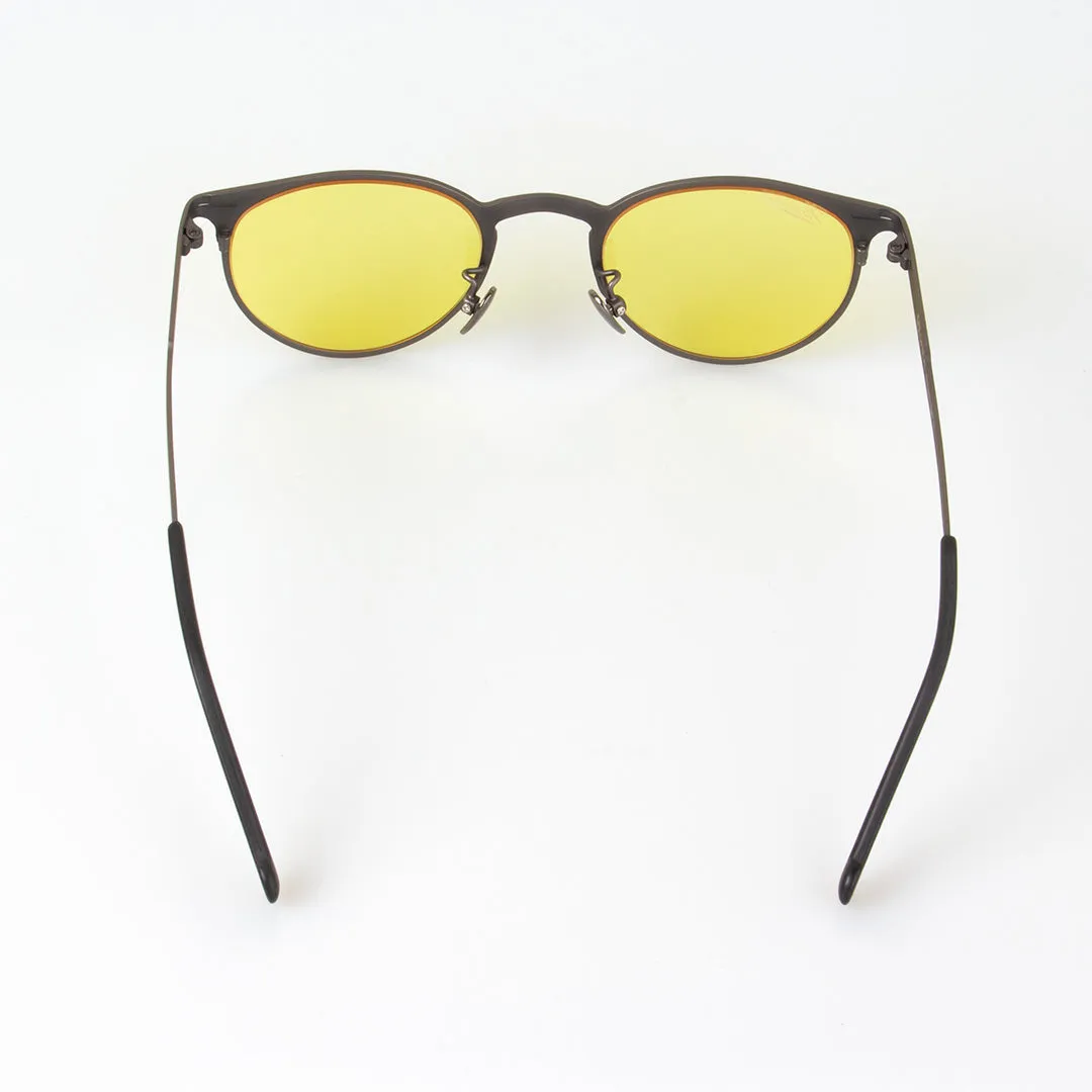 Hemmet America The Seattle occhiali da sole oro blu alluminio