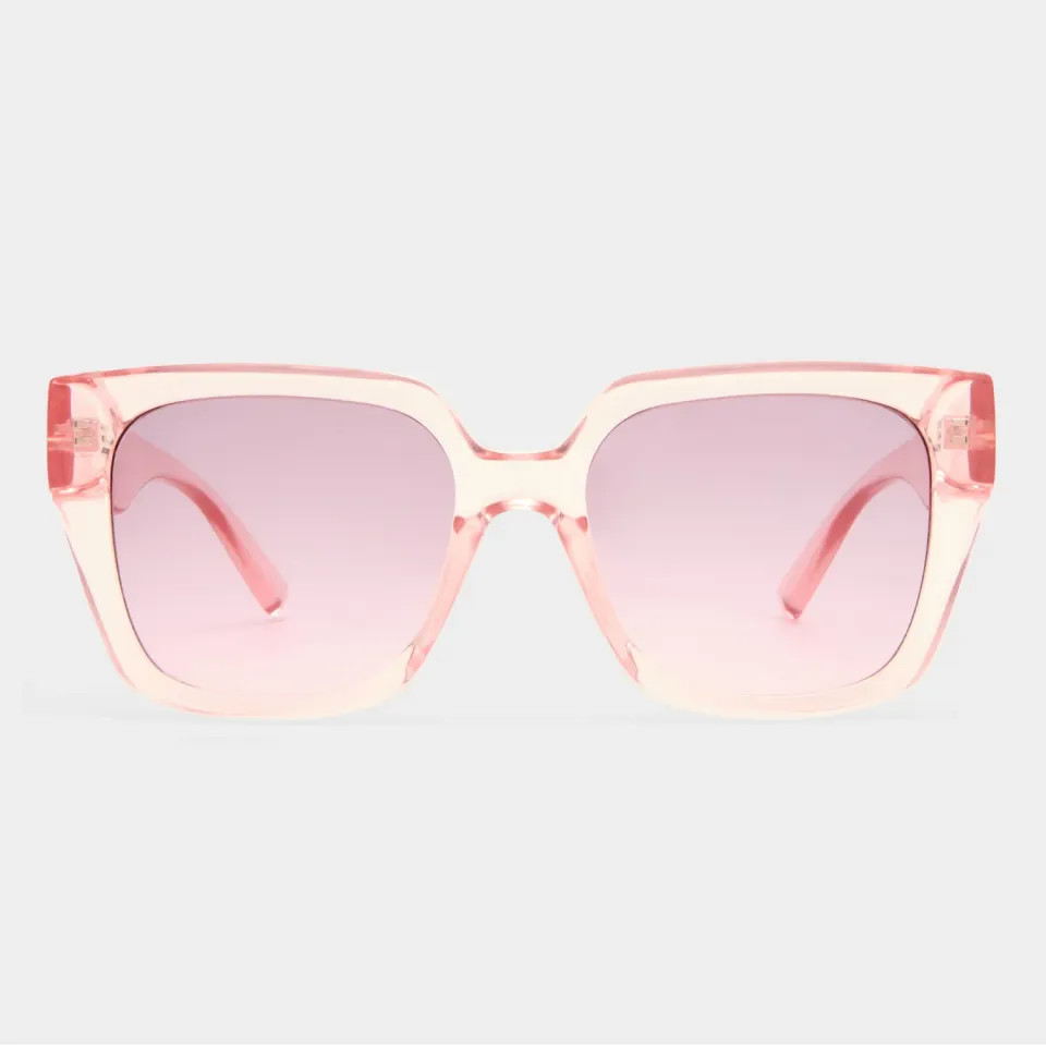 Le Specs The Illusion occhiali da sole rosa oversize