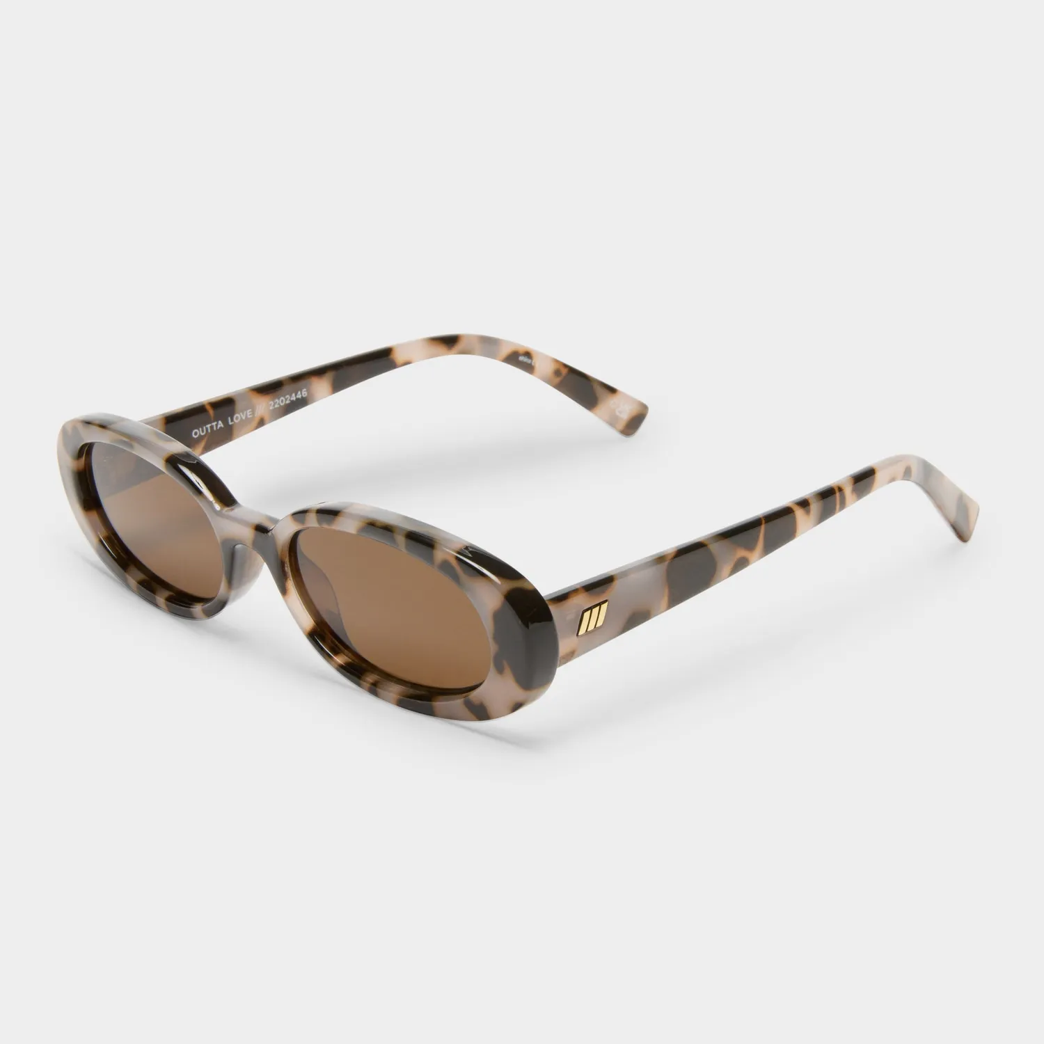 Le Specs Outta Love occhiale da sole cookie tort ovale