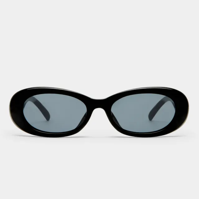 Le Specs Hey Ya + occhiali da sole nero vestibilità larga