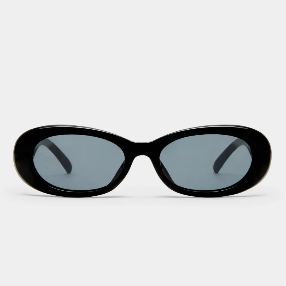 Le Specs Hey Ya + occhiali da sole nero vestibilità larga
