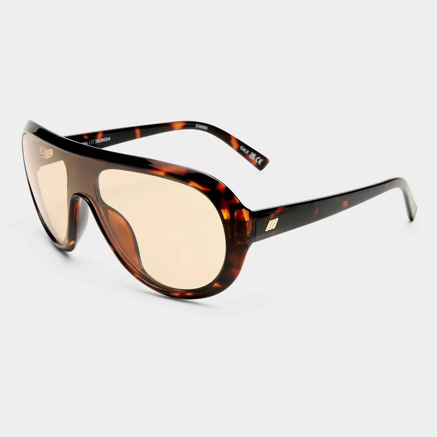 Le Specs Obsession occhiali da sole tartarugati mask