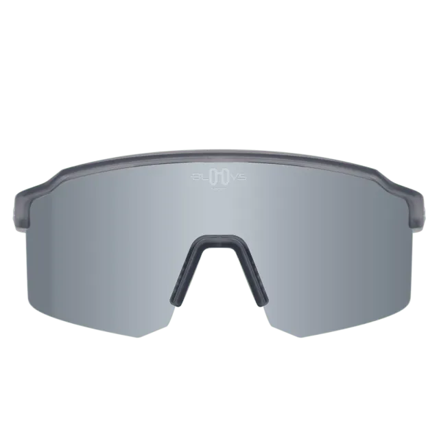 Bloovs Taroko Cristallo Grigio Argento occhiali ciclismo