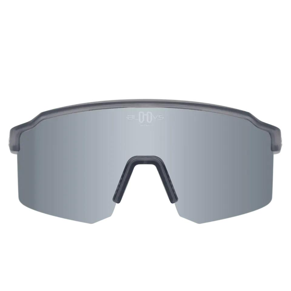 Bloovs Taroko Cristallo Grigio Argento occhiali ciclismo