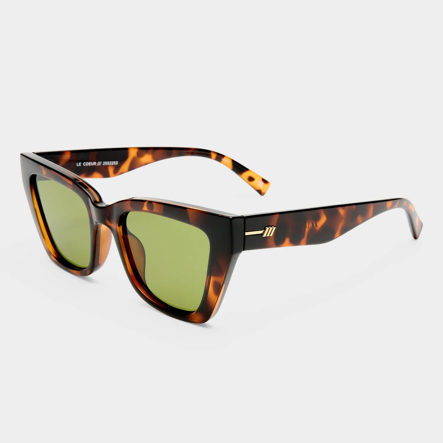 Le Specs Le Coeur occhiali da sole dark tort large