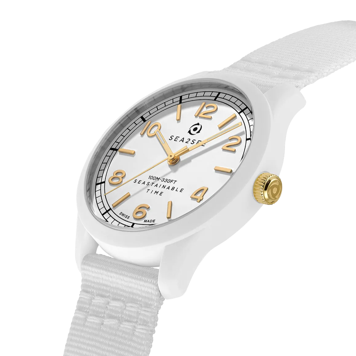 Sea2See Bali 03 orologio 37 mm bianco