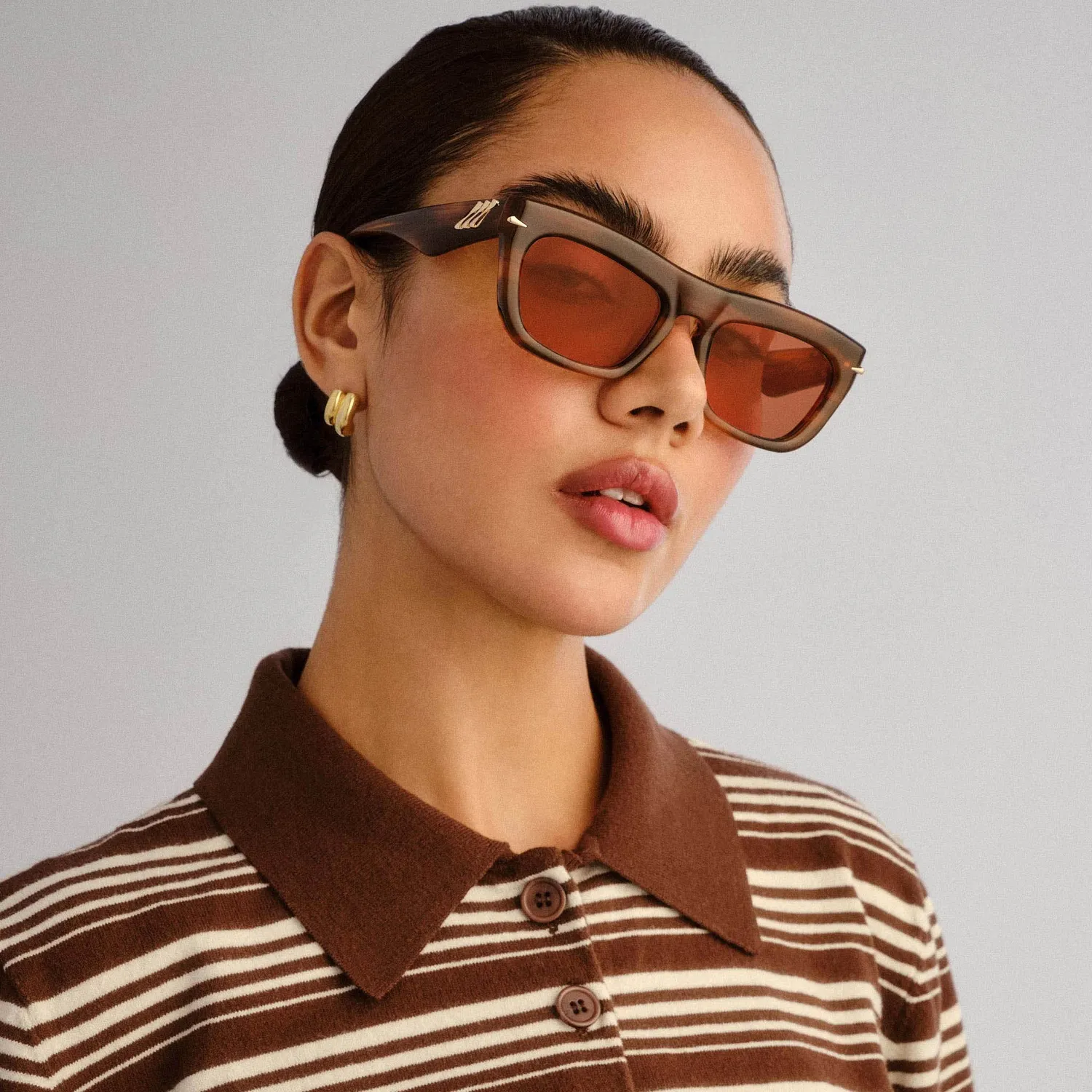 Le Specs Numero Nueve occhiali da sole teak cinnamon