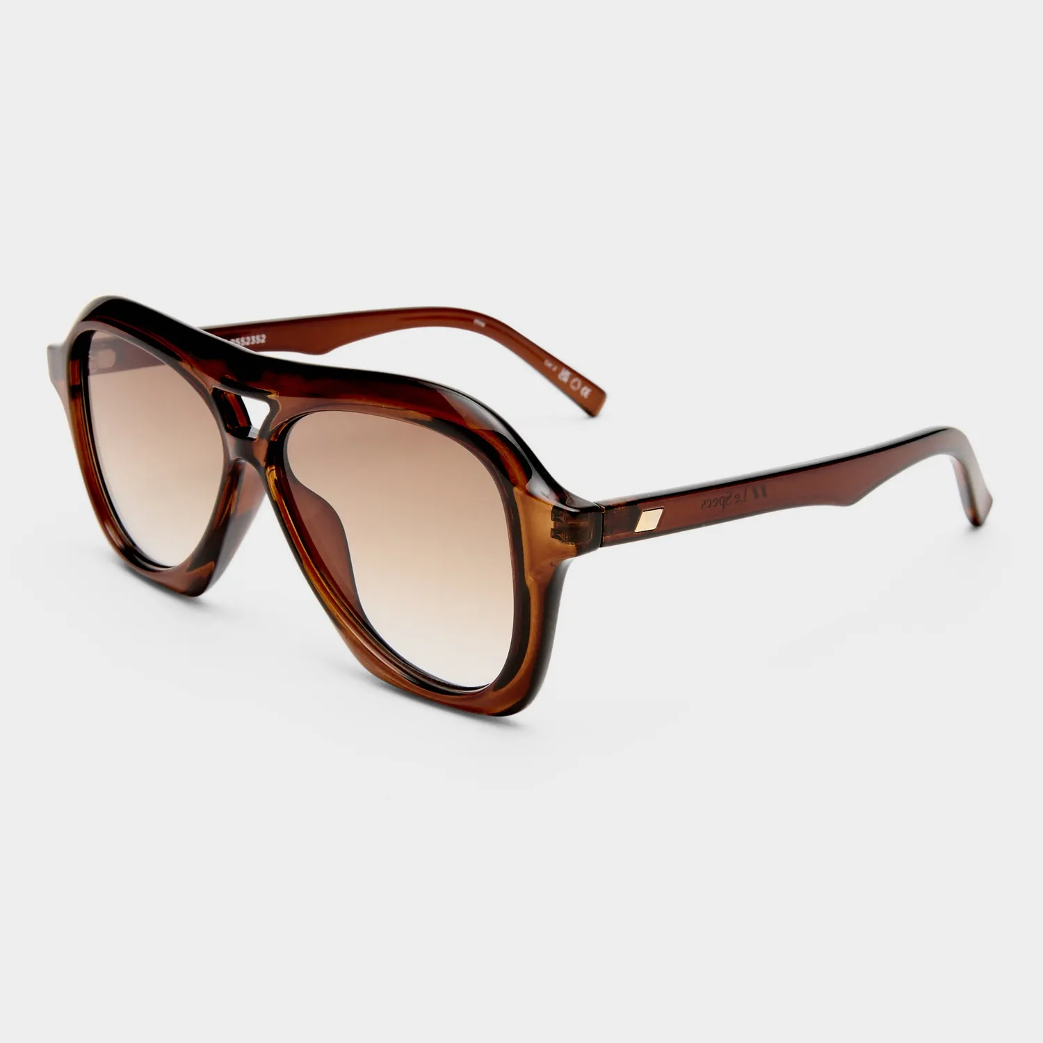 Le Specs Drizzle occhiale da sole cocoa aviatore