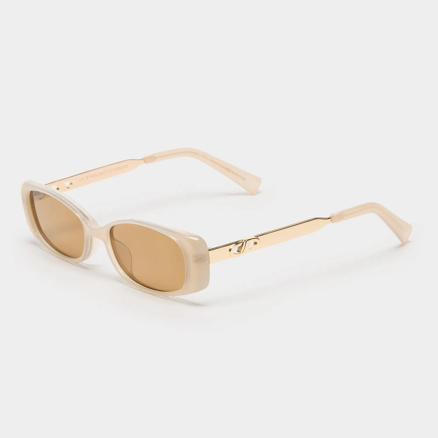 Le Specs Lil Starlight occhiali da sole stretto oatmeal tan