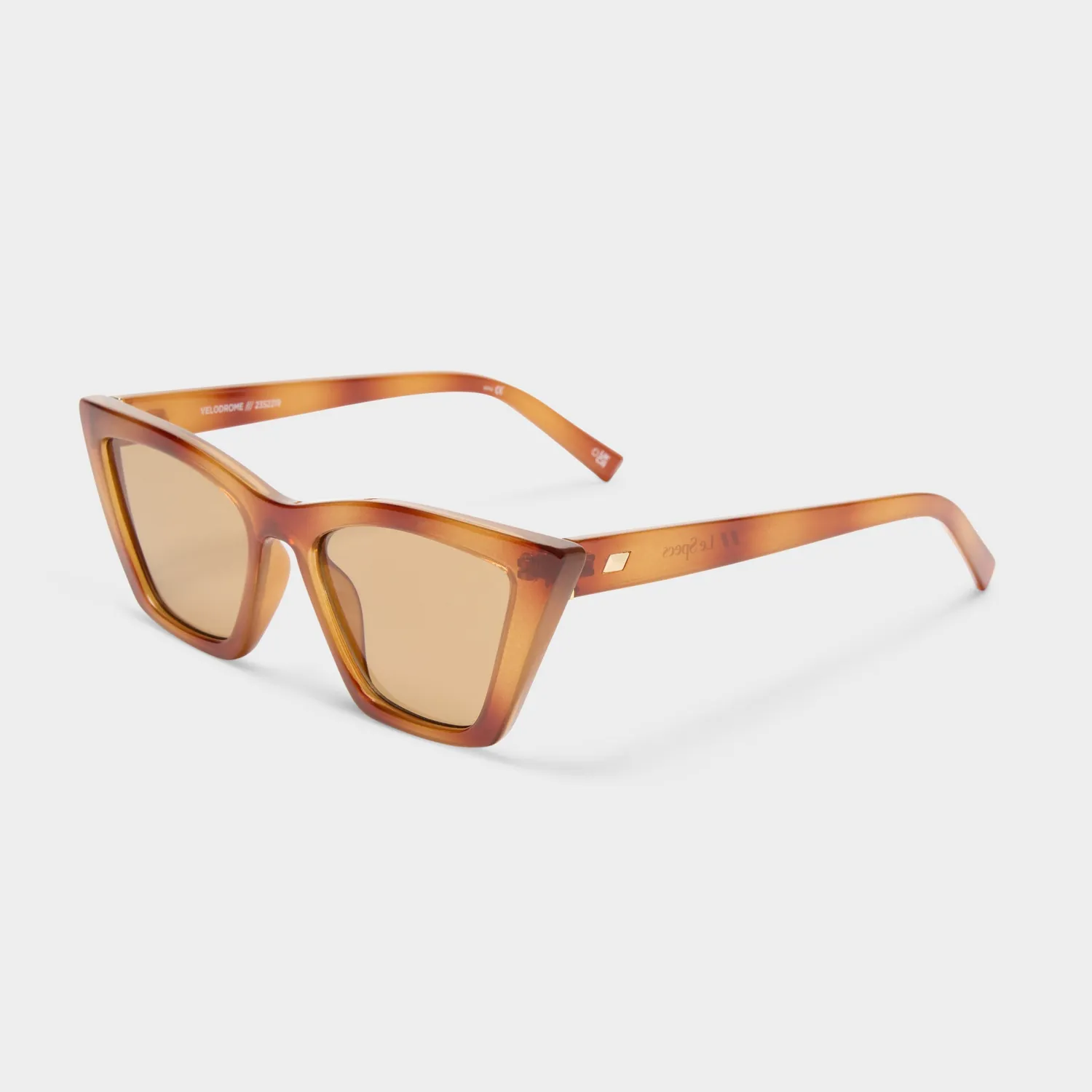 Le Specs Velodrome occhiale da sole tartarugato cat-eye
