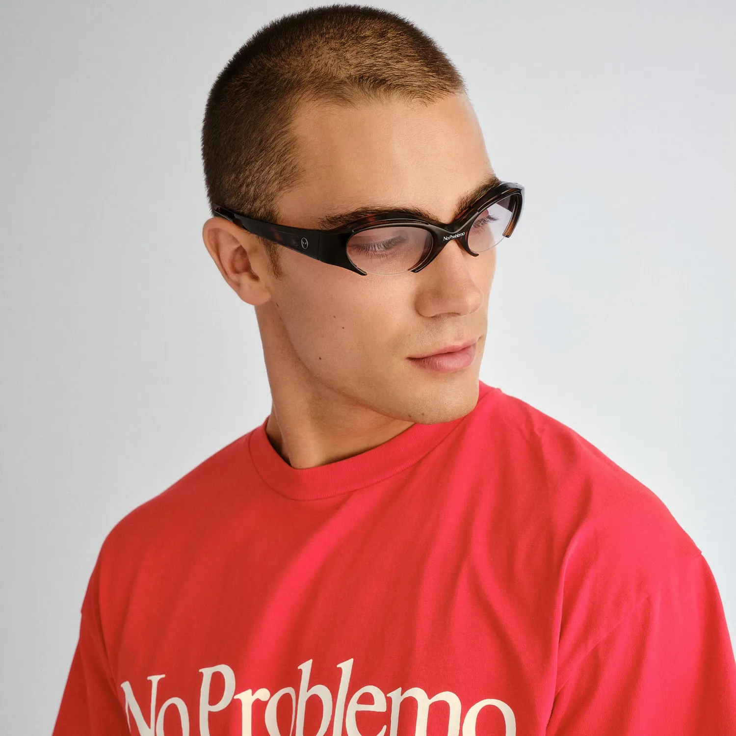 Le Specs Cyborg occhiali da sole tartarugato sfumato