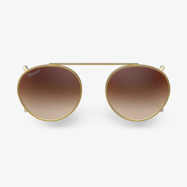Hemmet Clip-on S1 SUN occhiale marrone oro