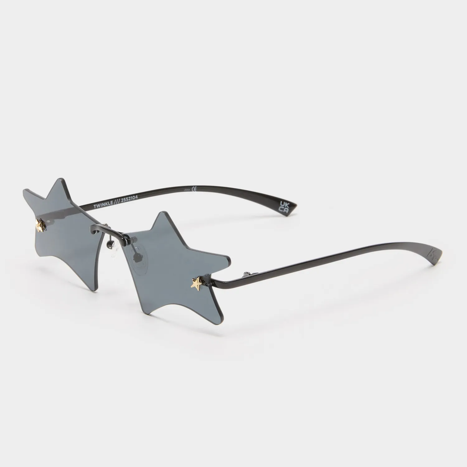 Le Specs Twinkle occhiale da sole nero stella