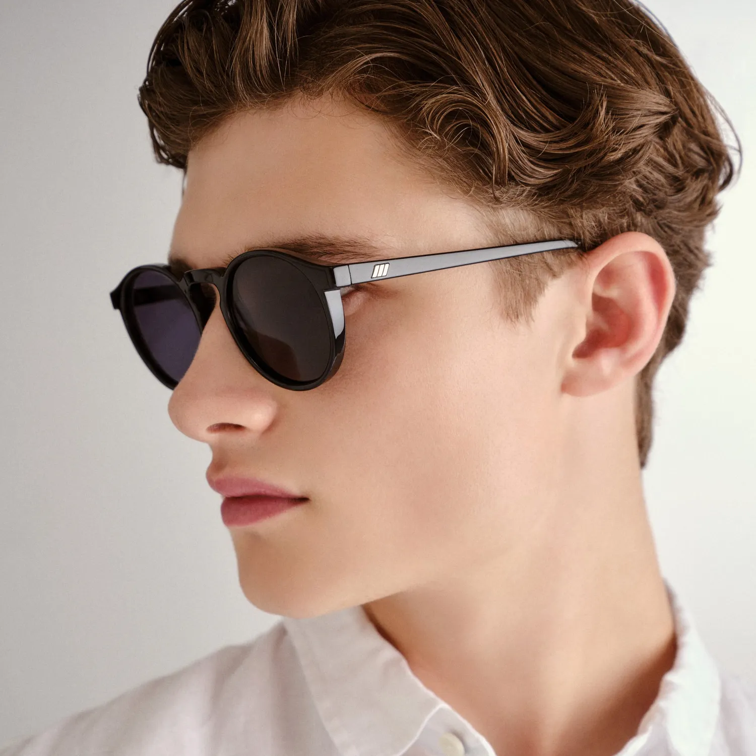 Le Specs Teen Spirit Deux occhiale da sole nero tondo