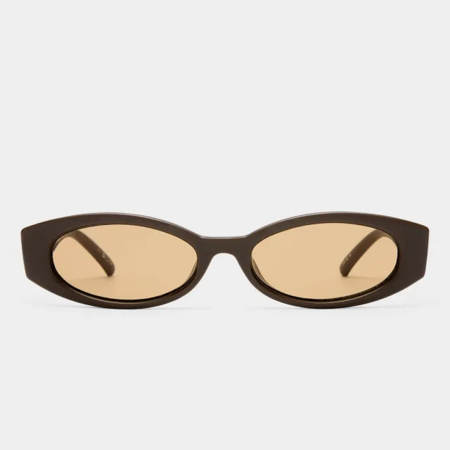 Le Specs Belladonna occhiale da sole cocoa ovale