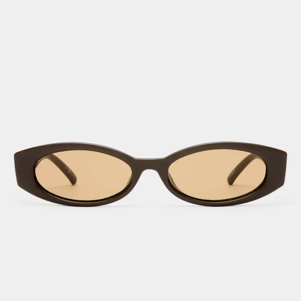 Le Specs Belladonna occhiale da sole cocoa ovale