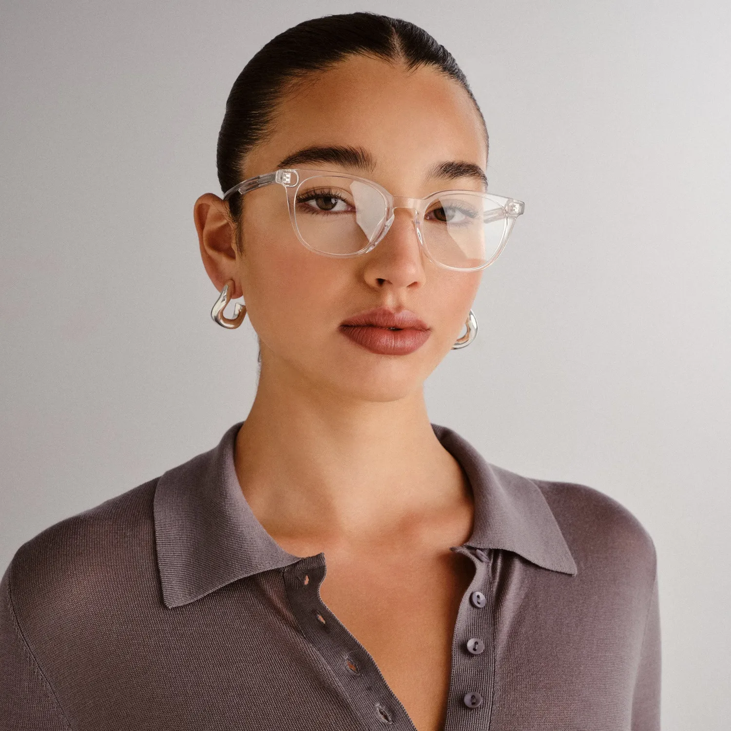 Le Specs Believer montatura da vista clear rotonda