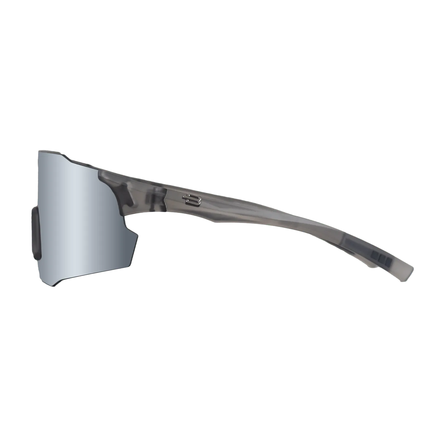 Bloovs Stelvio Crystal Gray Silver occhiali da sole sportivi