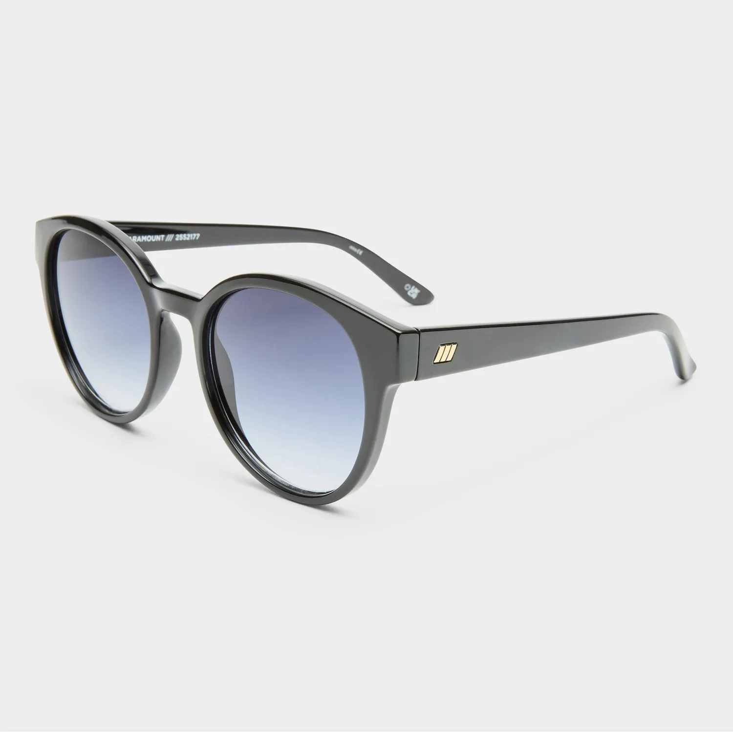 Le Specs Paramount occhiali da sole black tondi