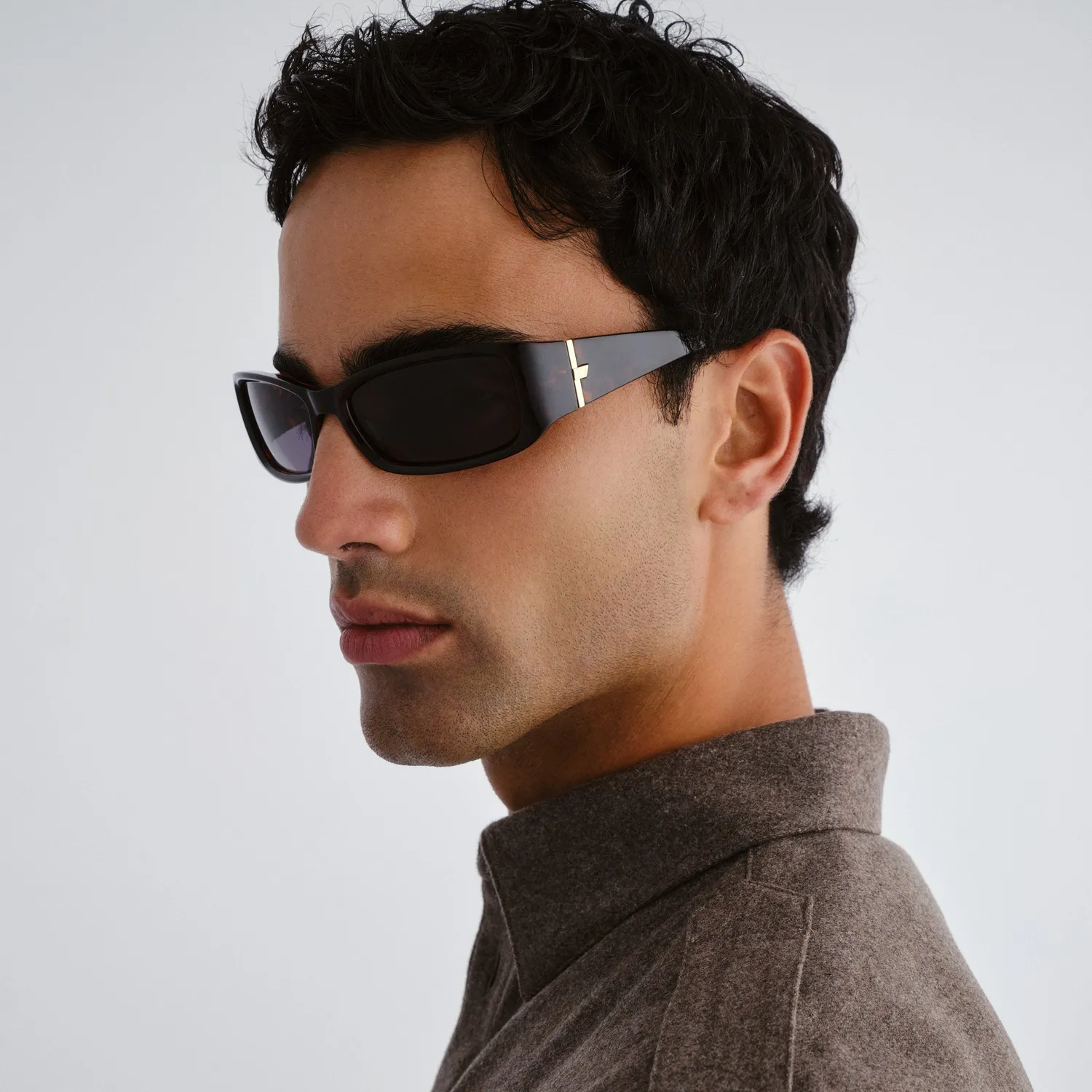 Le Specs Du Jour occhiali da sole tortoiseshell wrap