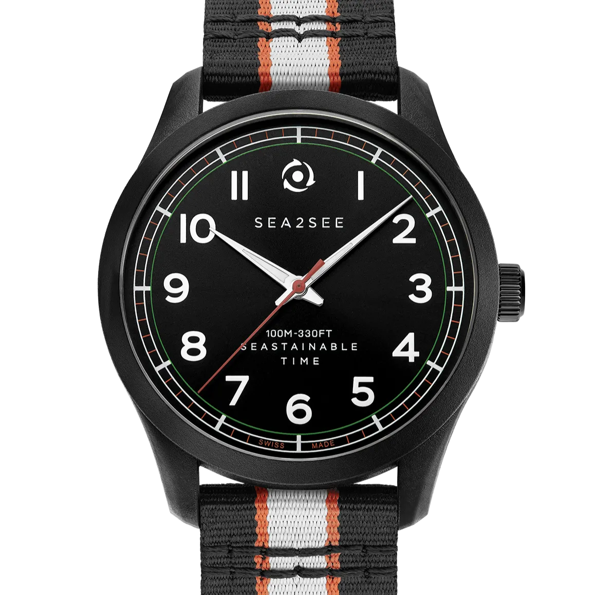 Sea2See Montecarlo 01 orologio nero 41 mm