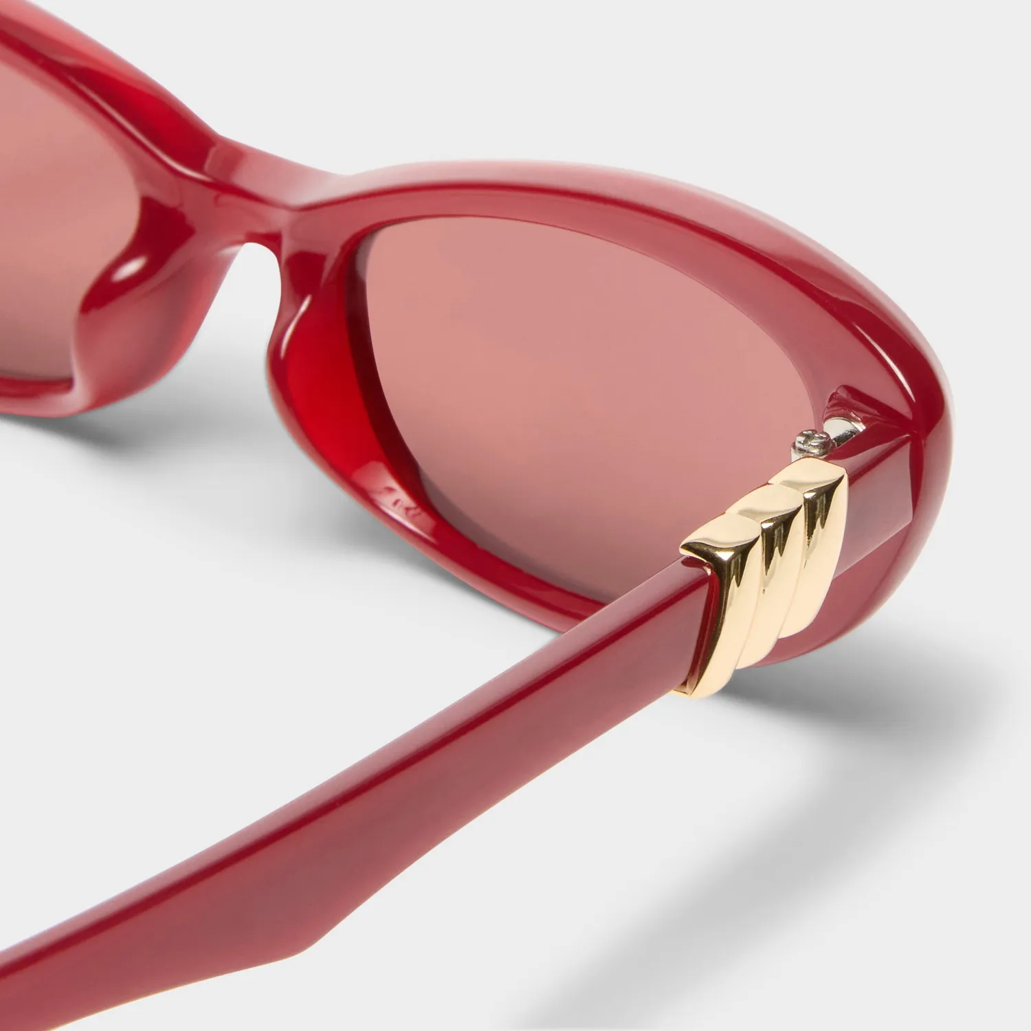 Le Specs The Whisperer occhiale da sole garnet cat-eye