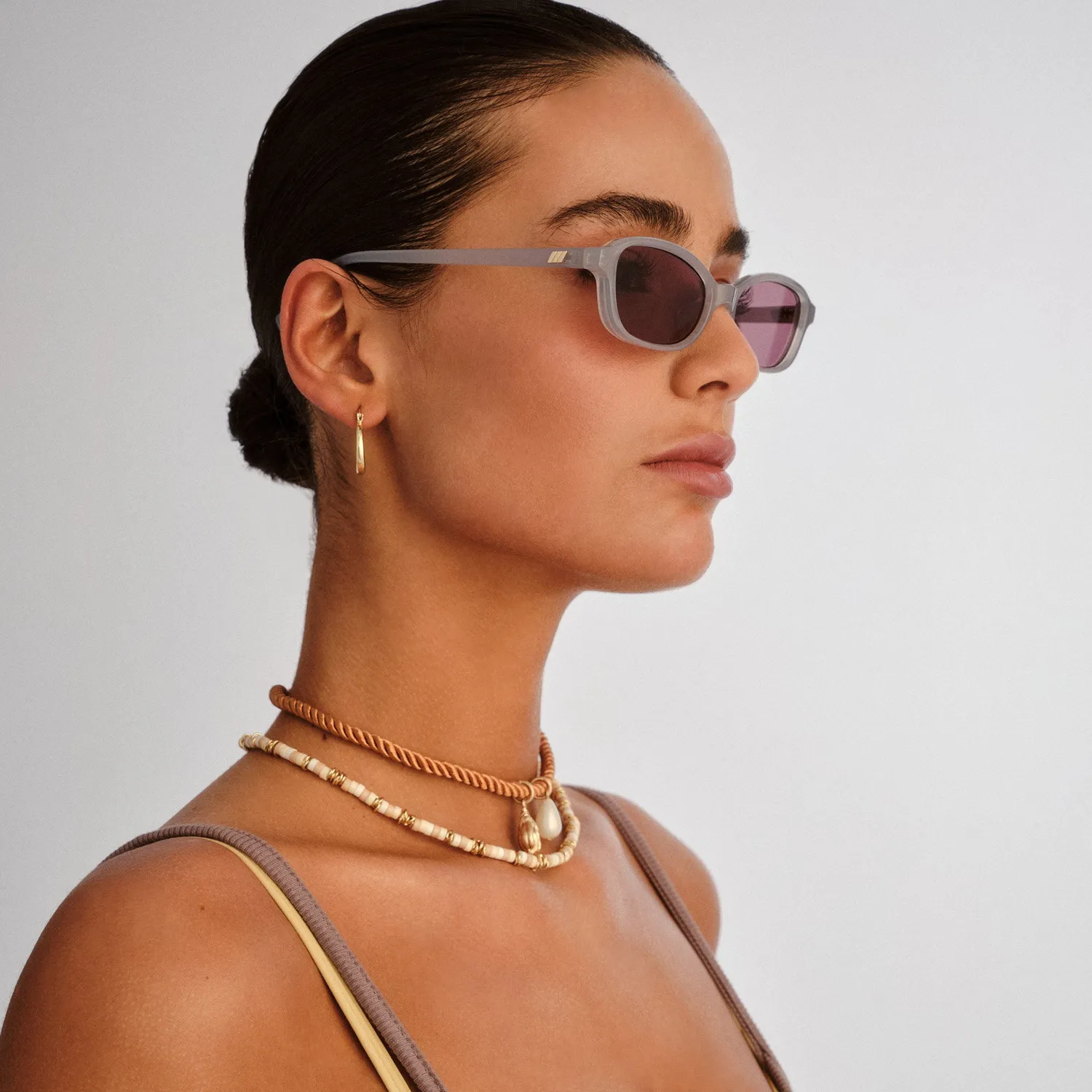 Le Specs Honey Pot occhiale da sole mist rettangolare