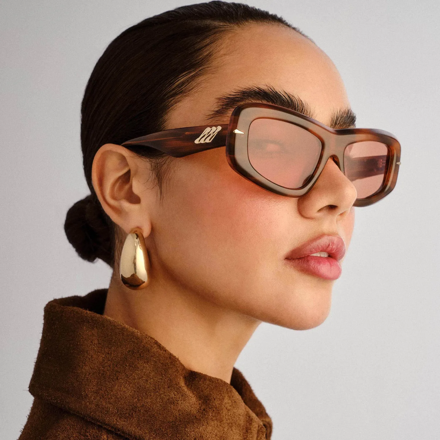 Le Specs Numero Ocho occhiali da sole teak shield