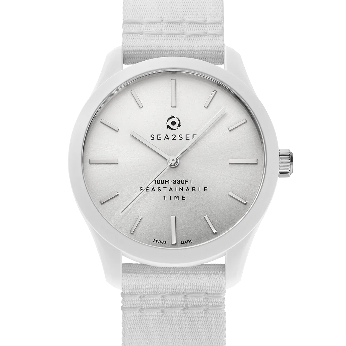 Sea2See Fiji 03 orologio bianco 37 mm