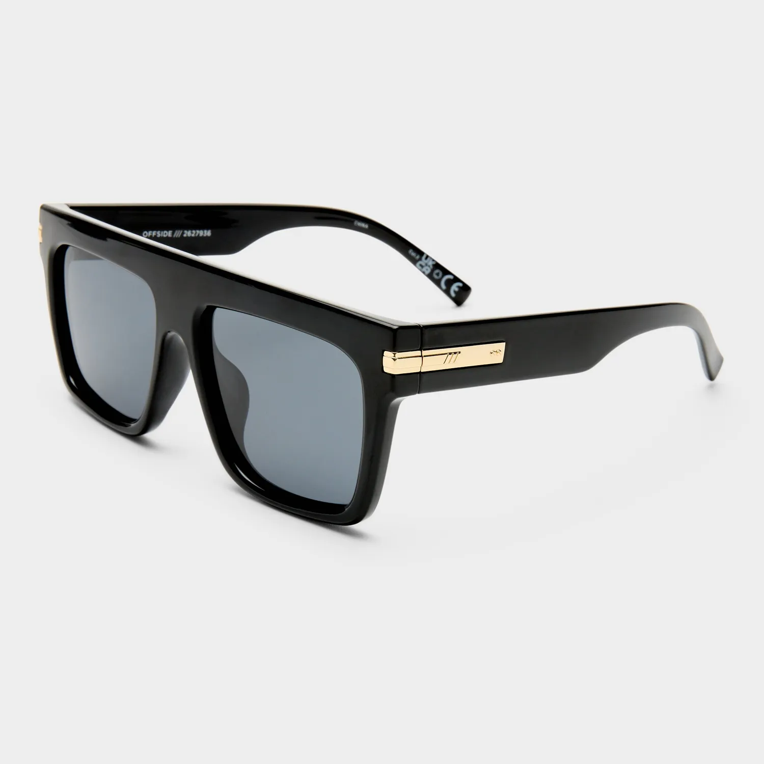 Le Specs Offside occhiale da sole nero polarized scudo