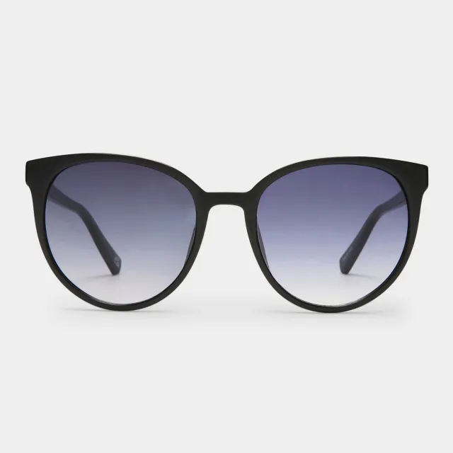 Le Specs Armada occhiali da sole nero fume sfumati rotondi