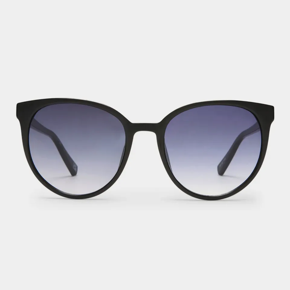 Le Specs Armada occhiali da sole nero fume sfumati rotondi