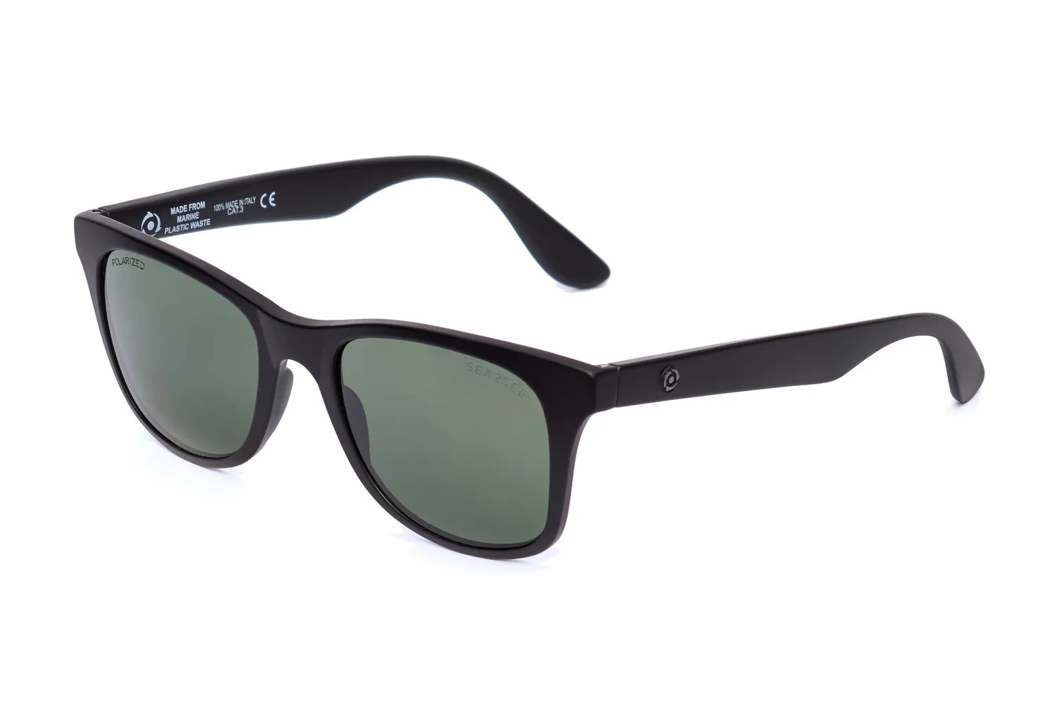 SEA2SEE Surf occhiale da sole nero opaco grigio polarizzato