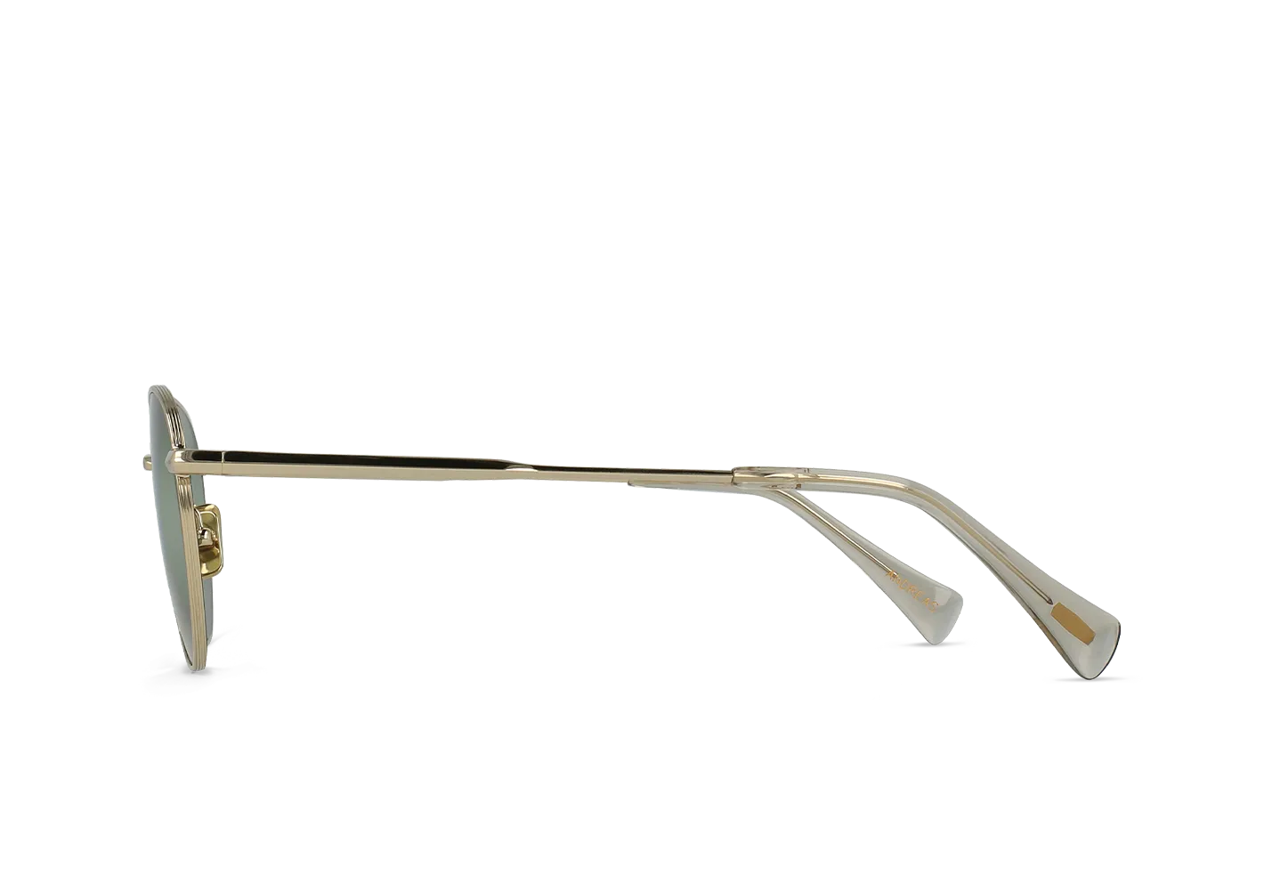 Raen Andreas Gold occhiali da sole aviatore metallo 51