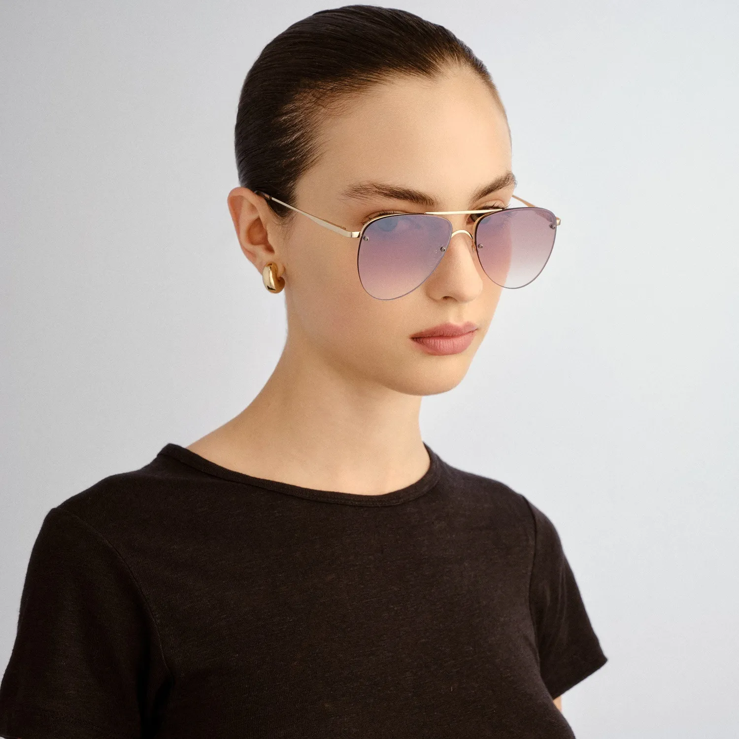 Le Specs The Prince occhiali da sole aviatore oro