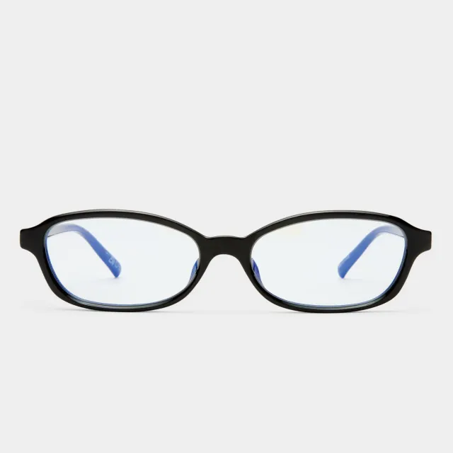 Le Specs Honey Pot occhiale luce blu nero rettangolare