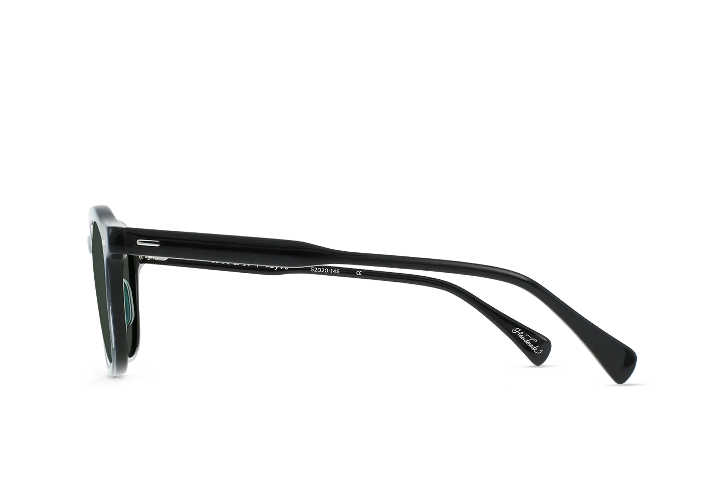 Raen Clyve occhiale da sole Recycled Black verde polarizzato 52