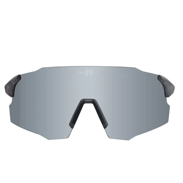 Bloovs Stelvio Crystal Gray Silver occhiali da sole sportivi