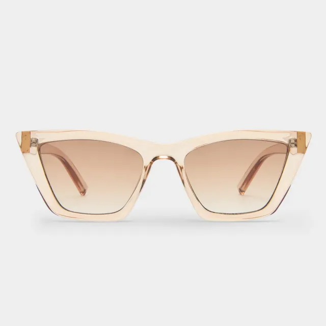 Le Specs Velodrome occhiali da sole vaniglia sfumati