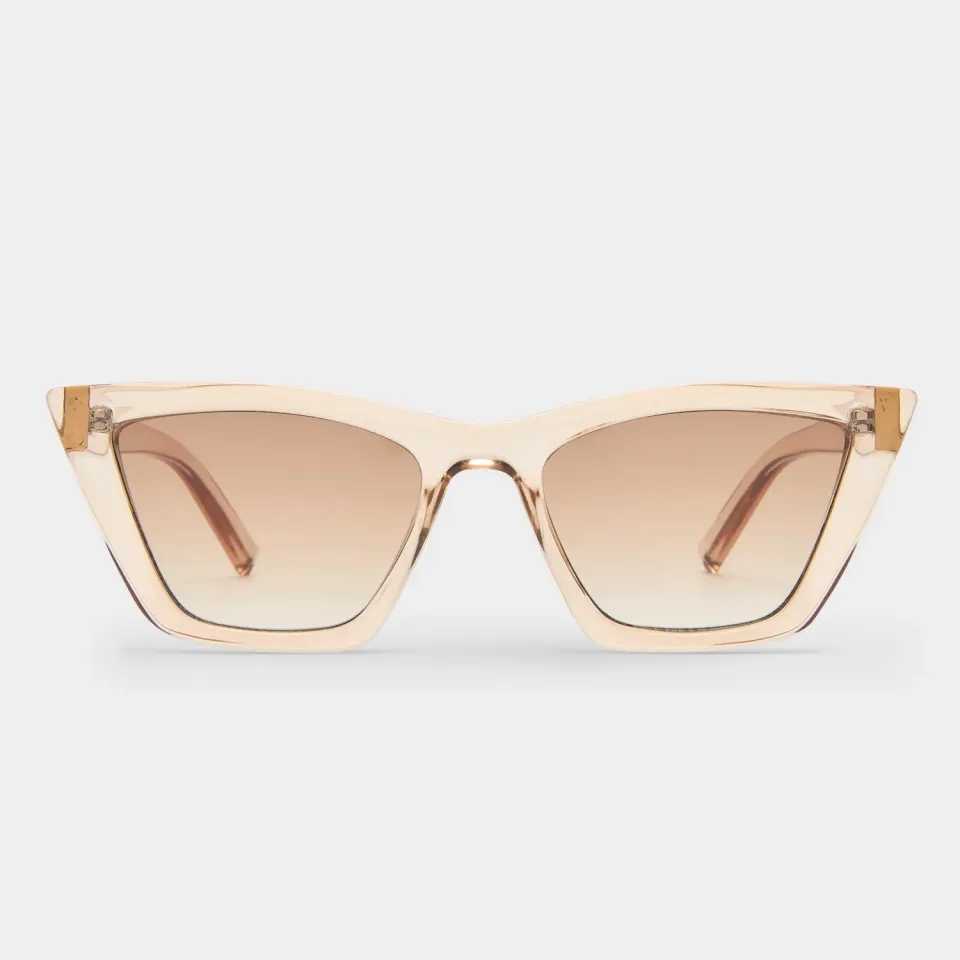 Le Specs Velodrome occhiali da sole vaniglia sfumati