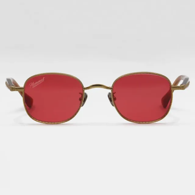 Hemmet Hinfinite Acetate Titanium occhiale da sole marrone acetato