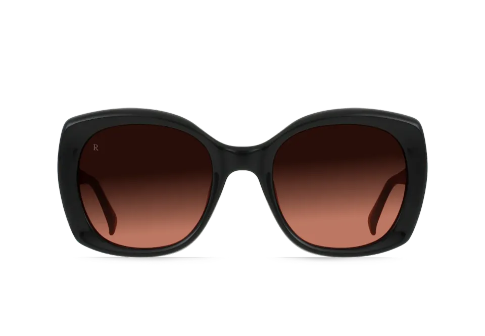 Raen Ronzy 54 occhiale da sole nero oversize